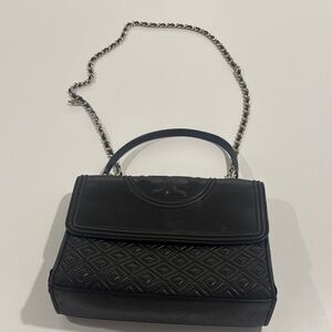 Tory Burch Black Quilted Shoulder Bag